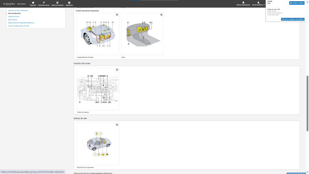 Información técnica OEM fiable